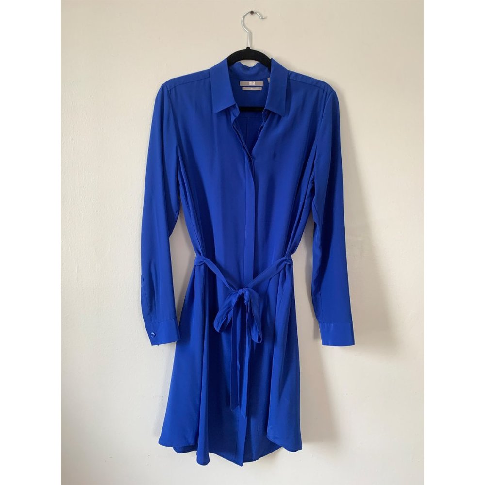 Uniqlo 100% Silk Shirt Dress